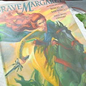Brave Margaret Illustrated Coffee Table Book - Green/Yellow Cover